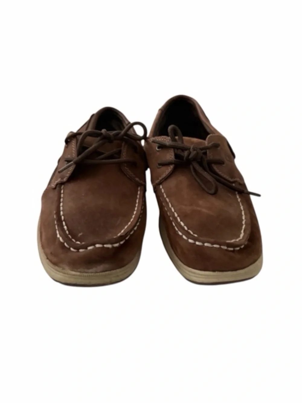 Sperry Top-Sider Intrepid Boys 5.5M Dark Brown Leather Boat Shoes YB25328A